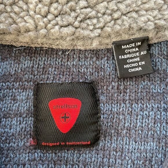 Strellson 1/4 zip shades of blue Sweater, Noah-T design - Picture 6 of 8